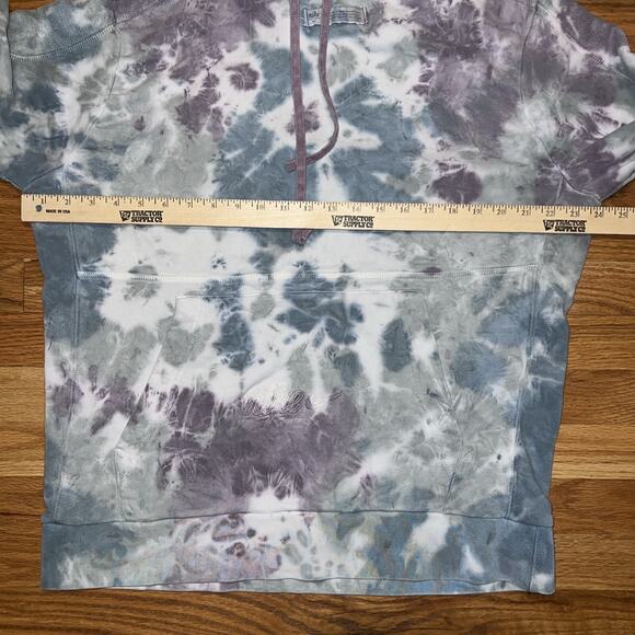 Nike NSW Tie Dye Acid Wash Pullover Hoodie Sweatshirt Women's Size Large - Picture 8 of 11